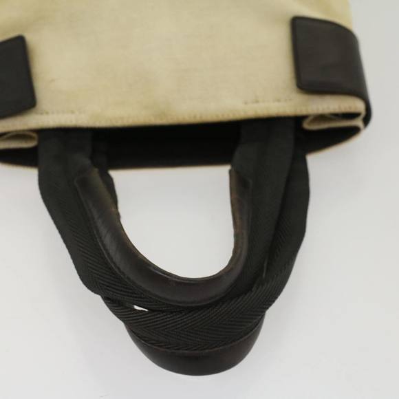 PRADA Hand Bag Canvas Beige Auth cl705 - Picture 7 of 16